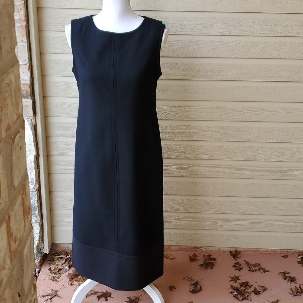 NWT Talbots Black Midi Career Wear Dress Size 6